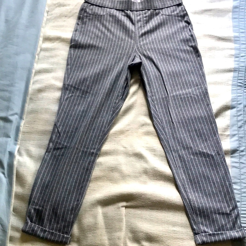 Pinstripe pants
